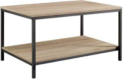Oak Finish Coffee Table Furniture for Living Room