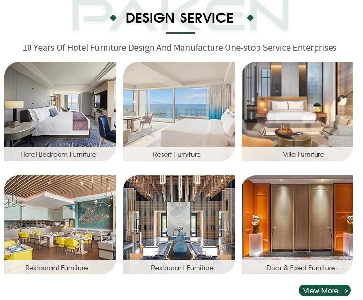 Top Quality Luxury Design 5 Star Hotel King Size Bedroom Set Furniture