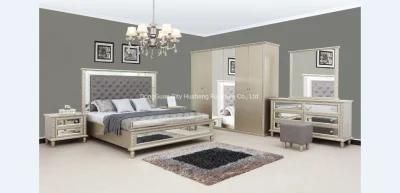 Dongguan Modern Bed Room Set Middle East Style Bedroom furniture with Closet