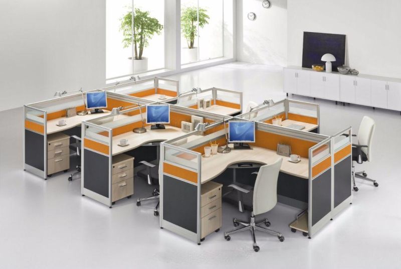 High Quality Melamine Office Workstation Partition for 10 Persons (SZ-WST642)
