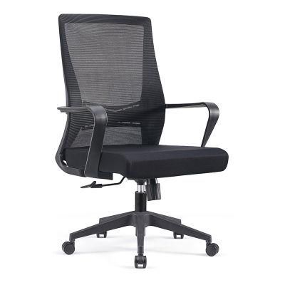 in Stock Modern Student Home Folding Black Middle Office Workstation Chair