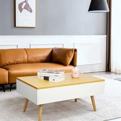 Simple Lift-Top Modern Coffee Table