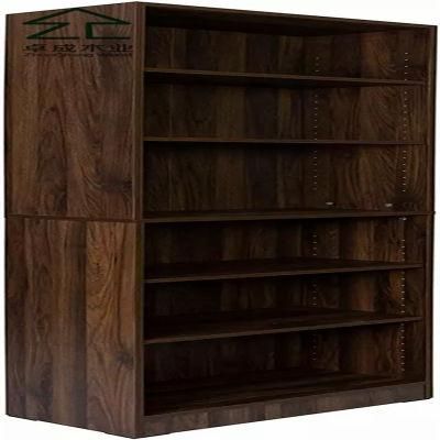 Black Color 15mm Melamine Particle Board Bookcase