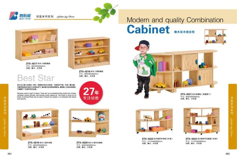 Preschool Corner Cabinet, Kindergarten Toy Storage Cabinet, Children Multi-Function Cabinet, Kids Toy Display Cabinet, Baby Wood Nursery Cabinet