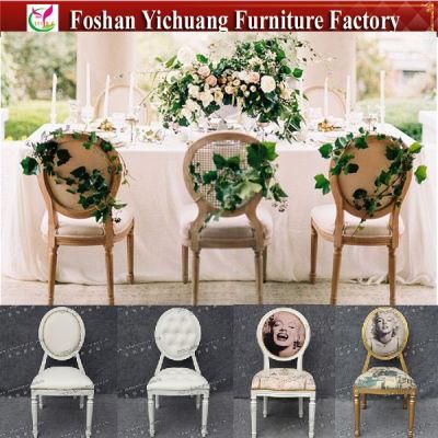 Foshan Factory Price Restaurant Furniture Leather Banquet Metal Dining Chair Yc-D130-2