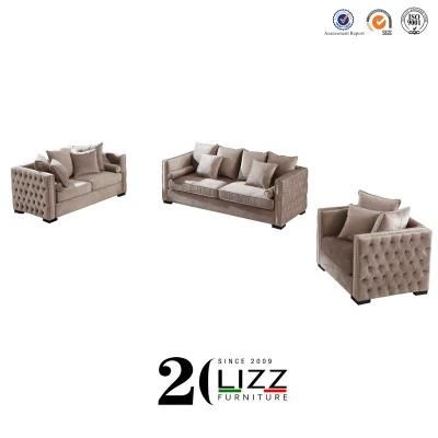 Classical UK Furniture Living Room Fabric Lounge Sofa