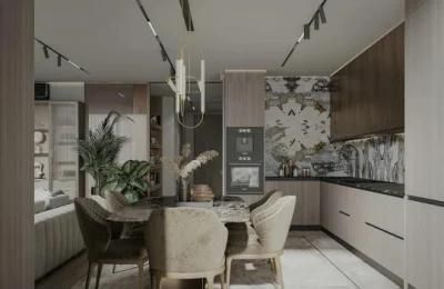 Modern Fancy Lacquer Modern Design Kitchen Cabinet for EU Au USA Market