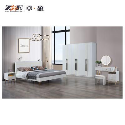 Modern Wholesale Foshan Furniture Wooden Elegant Bedroom Set