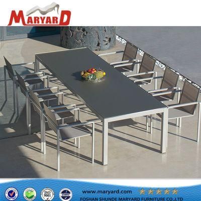 Modern Stainless Steel Outdoor Dining Set Stainless Steel Furniture