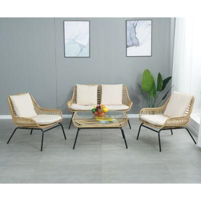 Garden Outdoor Furniture Top Seat Modern Design Patio Outdoor Rattan Bistro Furniture Table and Chairs Set
