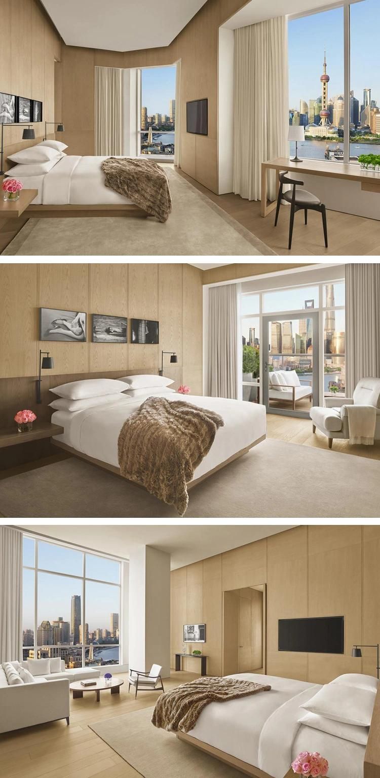 Bedroom Furniture Simple Double Bed Modern Luxury Used Hotel Room Furniture