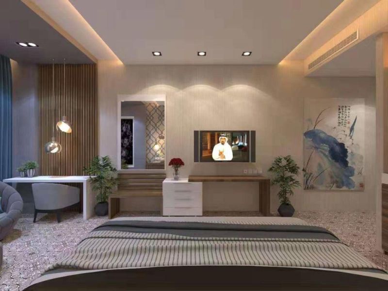 Modern Simple Hotel New Model Luxury Bed Bedroom Furniture