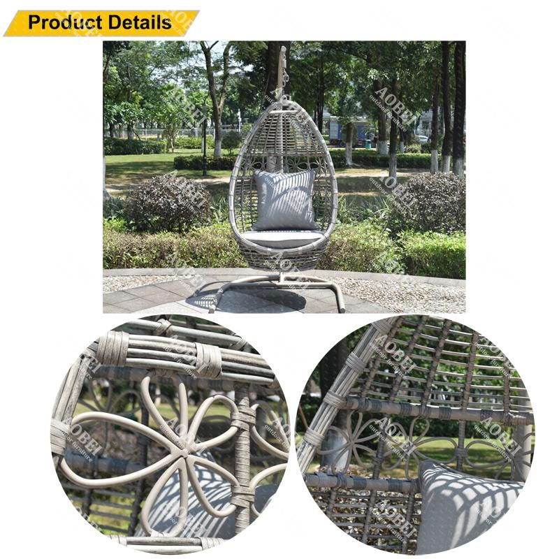 Wholesale Modern Outdoor Exterior Patio Garden Home Villa Balcony Hotel Rattan Hanging Swing Chair Furniture