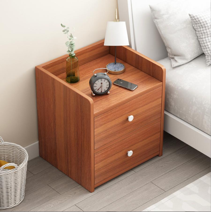 Bedside Table Simple Modern with Lock Mini Small Locker Home Bedroom Bedside Storage Cabinet