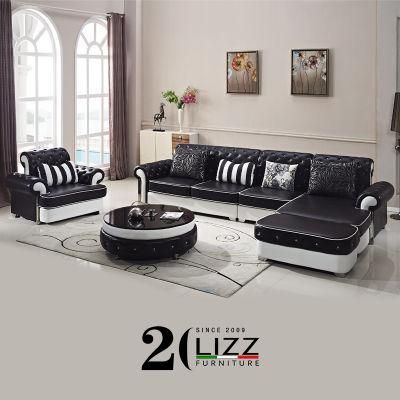 Leather Chesterfield Furniture Living Room Leisure Corner Sofa