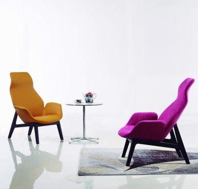 Upholstered Armrest Living Room Designer Lounge Chair