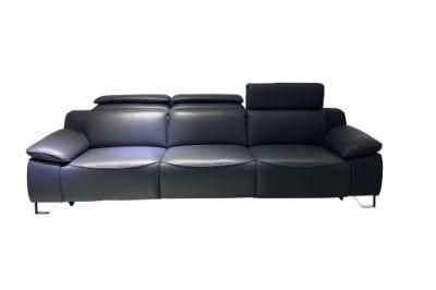 China Manufacturers Northern Europe Soft Simple PU Upholstered Hotel Floor Leather Sofa Seat