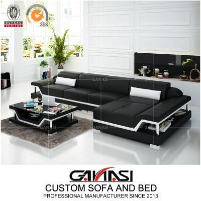 Modern Latest L Shaped Pictures of Wooden Sofa Designs