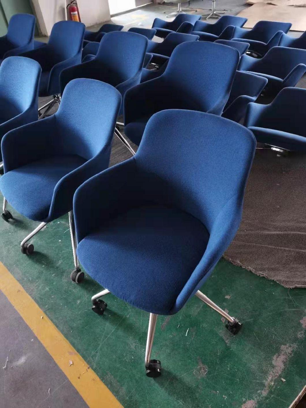 Modern Design Injection Foam Fabric Home Office Furniture Rotary Chair