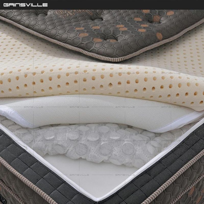 Luxury 5 Star Hotel Design Sleeping Latex Pocket Spring Bed Mattress in Mattress