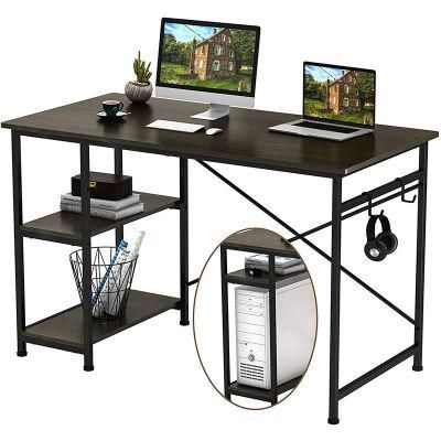 Modern Design Home Bedroom Office Writing Desk Writing Computer Desk with Bookshelves