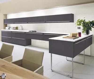 Customize Grey Lacquer Kitchen Cabinet Factory Directly