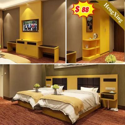 China Bedroom Whole Sets Furniture Wooden Furniture Modern Hotel Bed