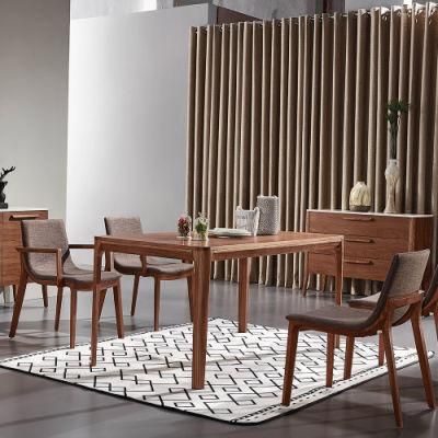 Nordic Wooden Home Furniture Dining Table Made in China Guangdong Factory