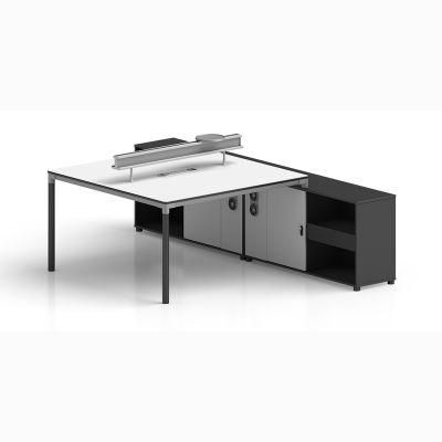 High Quality Melamine Modern Two Seats Office Workstation Office Desk