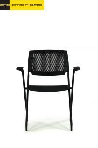 Zns Office Training Metal Chair with Net Back