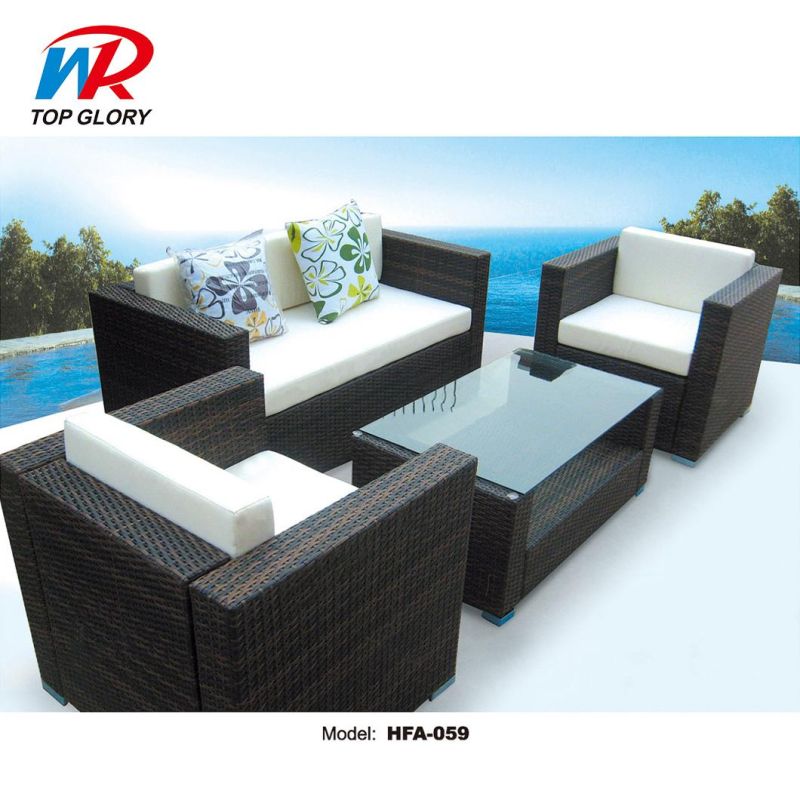 China Factory Leisure Hotel Aluminum Garden Sofa Patio Home Outdoor Furniture