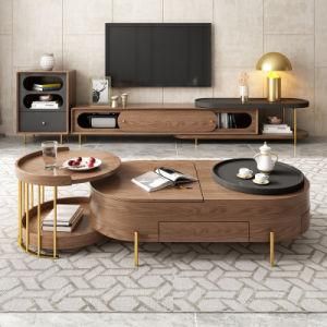 The Nordic Modern Lift Top Wooden Coffee Table