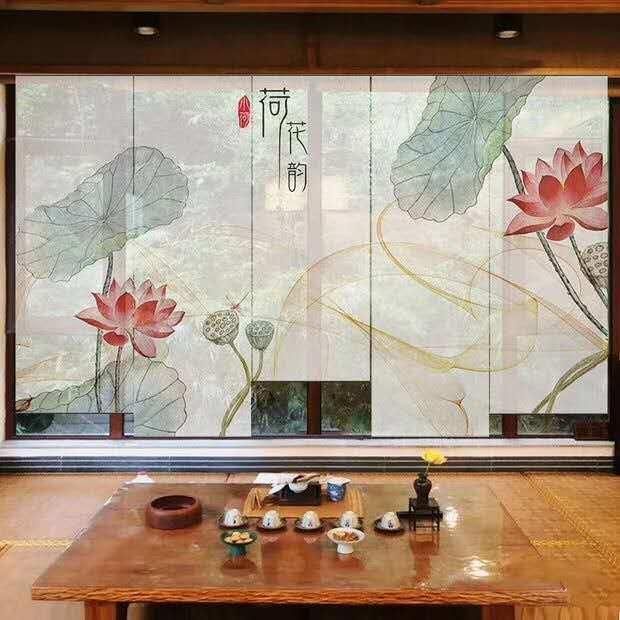 3D Digital Printed Roller Blinds/Shangri_La Blinds for Living Room