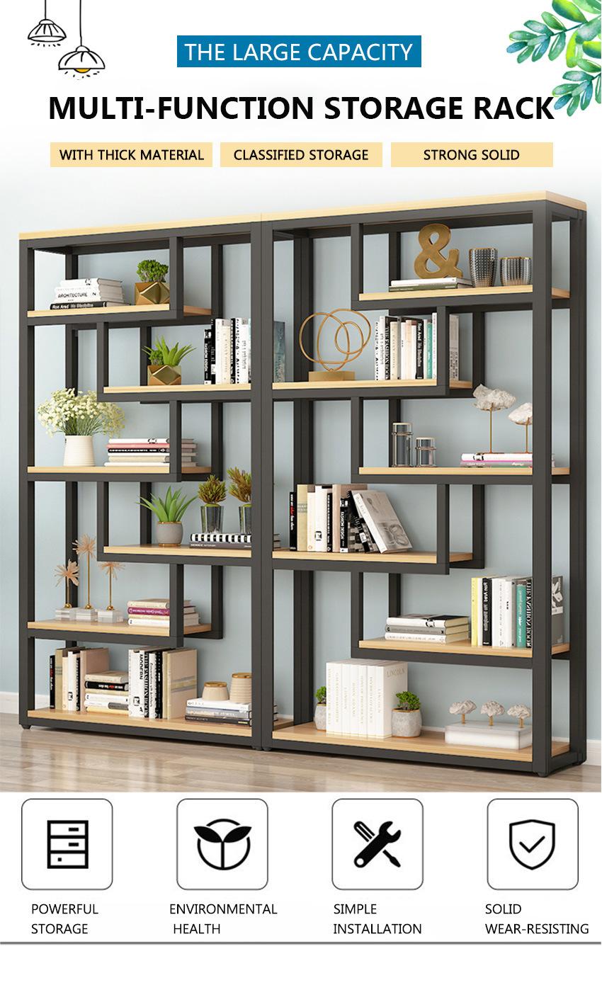 Popular Modern Kids Bedroom Library Wall Furniture Iron Bookshelf