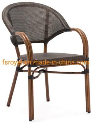 Modern Comfortable Cafe Chair Hand Woven Rattan Dining Chair