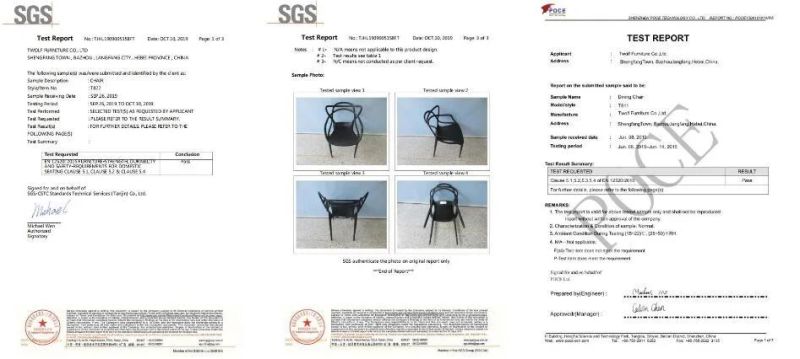 General Modern Metal Legs Dining Room Chair