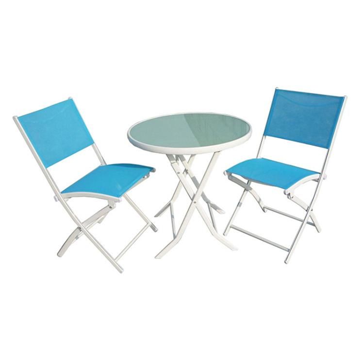 Modern Design Portable Folding Table and Chairs Set for Patio Garden Furniture Set
