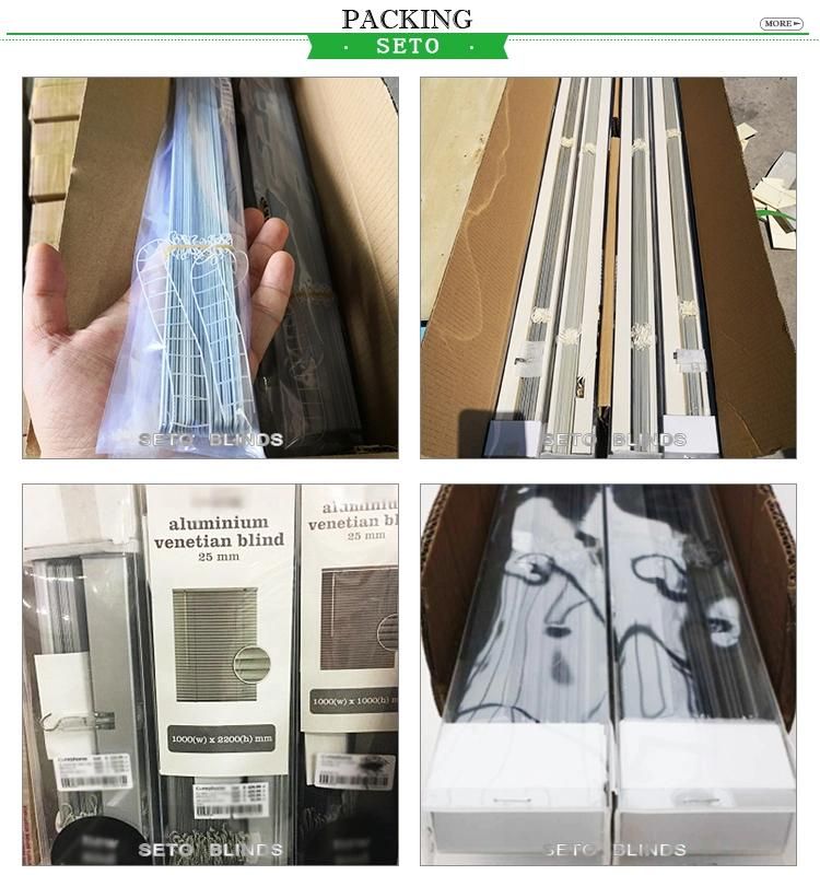 Popular Style Aluminum Venetian Blind / Aluminum Mini Blinds