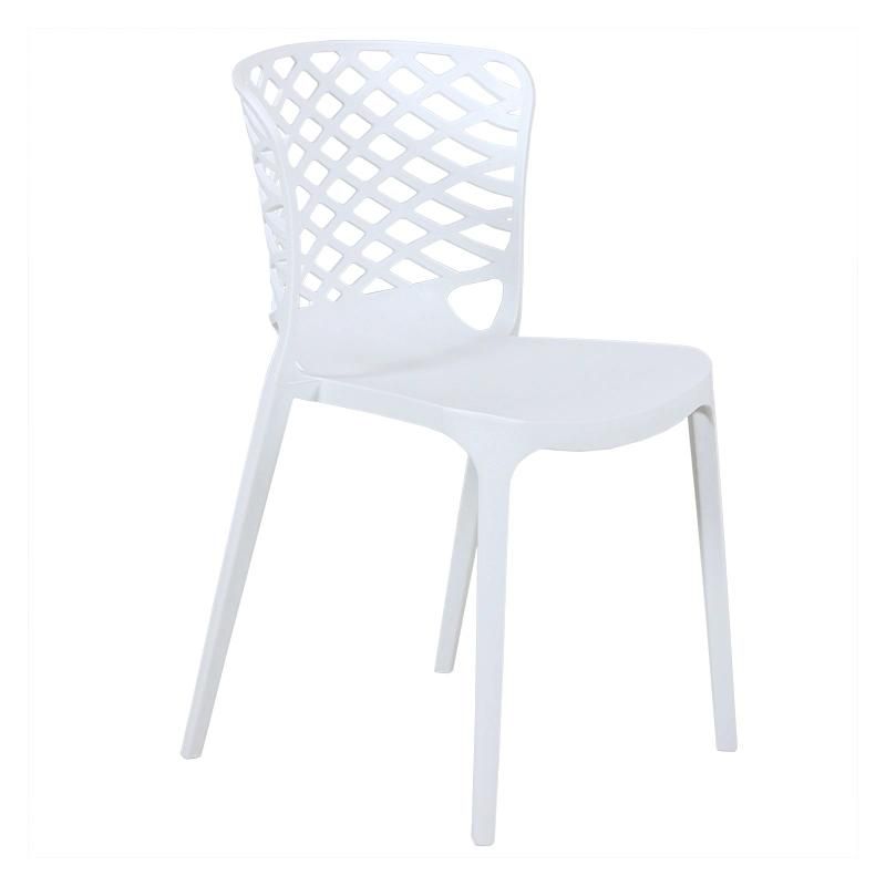 Rikayard High Quality Modern Cheap Wholesale Corfu Dining Armless PP Plastic Chair
