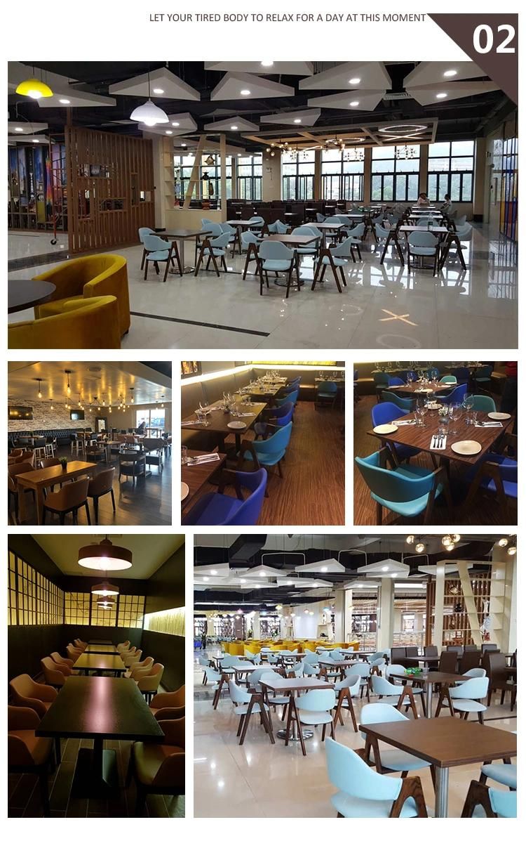 Modern Fast Food Restaurant Tables and Chairs Furniture