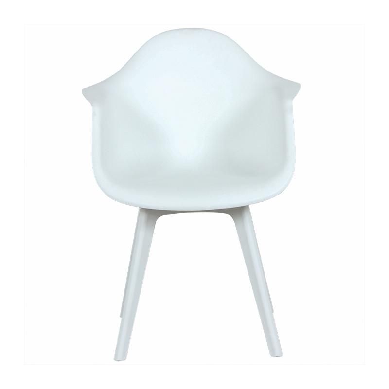 Wholesale Outdoor Furniture Modern Style Garden Furniture Oberlin Plastic Chair Eco-Friendly PP Armrest Dining Chair