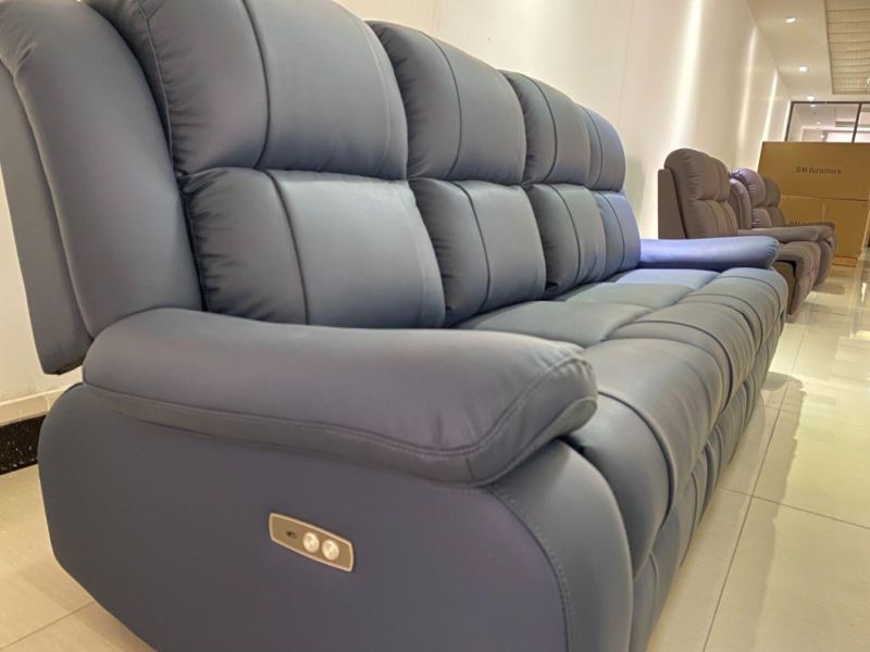 Luxury Elegant Design Recliner New Sofas Modern New Design Home Living Room Tech Leather Sofa