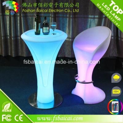 LED Bar Stand High Table and Chair