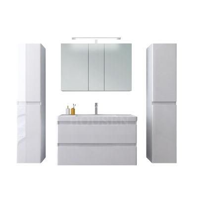 Wall Mounted Basin Solid Wood Bathroom Vanity Double Side Basin Furniture