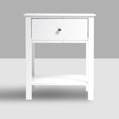 White Bedroom Furniture Wood Accent Table Nightstand Furniture