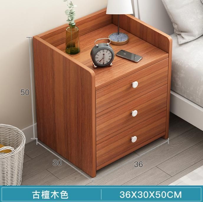 Bedside Table Simple Modern with Lock Mini Small Locker Home Bedroom Bedside Storage Cabinet