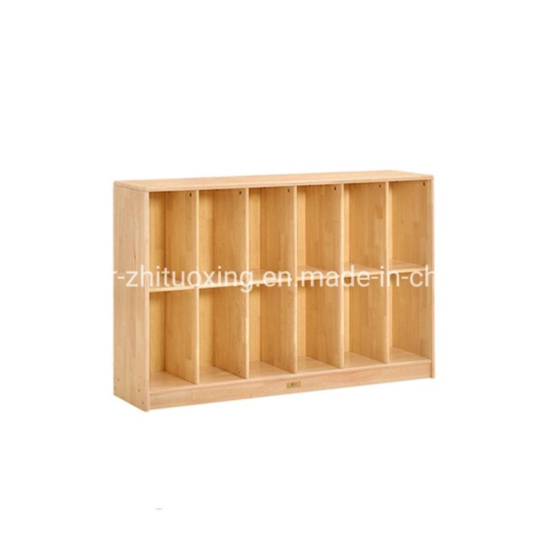 Kindergarten Cabinet, Children Nursery School Furniture, Kids Shelf, Preschool Schoolbag and Shoes Cabinet