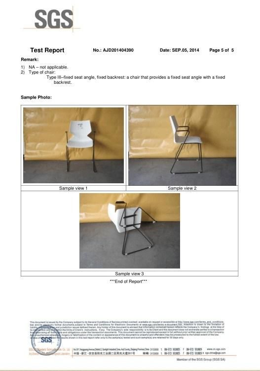 ANSI/BIFMA Standard Italian Design Modern Office Furniture Plastic Chair