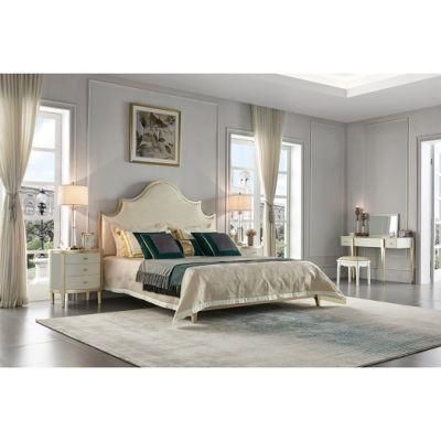 Modern Hotel Wooden Furniture King Size Bed for Bedroom