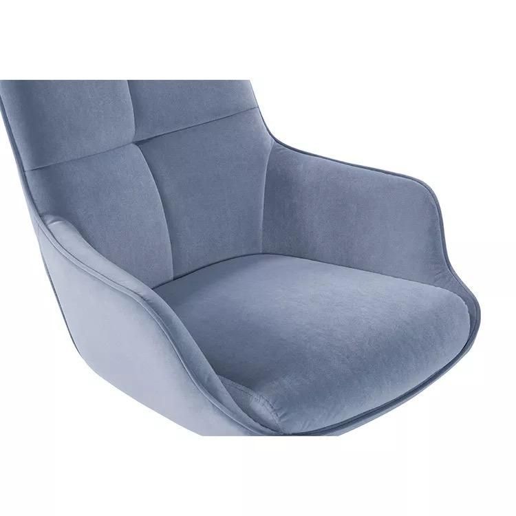 Modern Style Gray Ergonomic Back Design Swivel Lounge Office Adjustable Rolling Chair